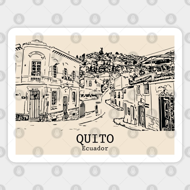 Quito - Ecuador Magnet by Lakeric